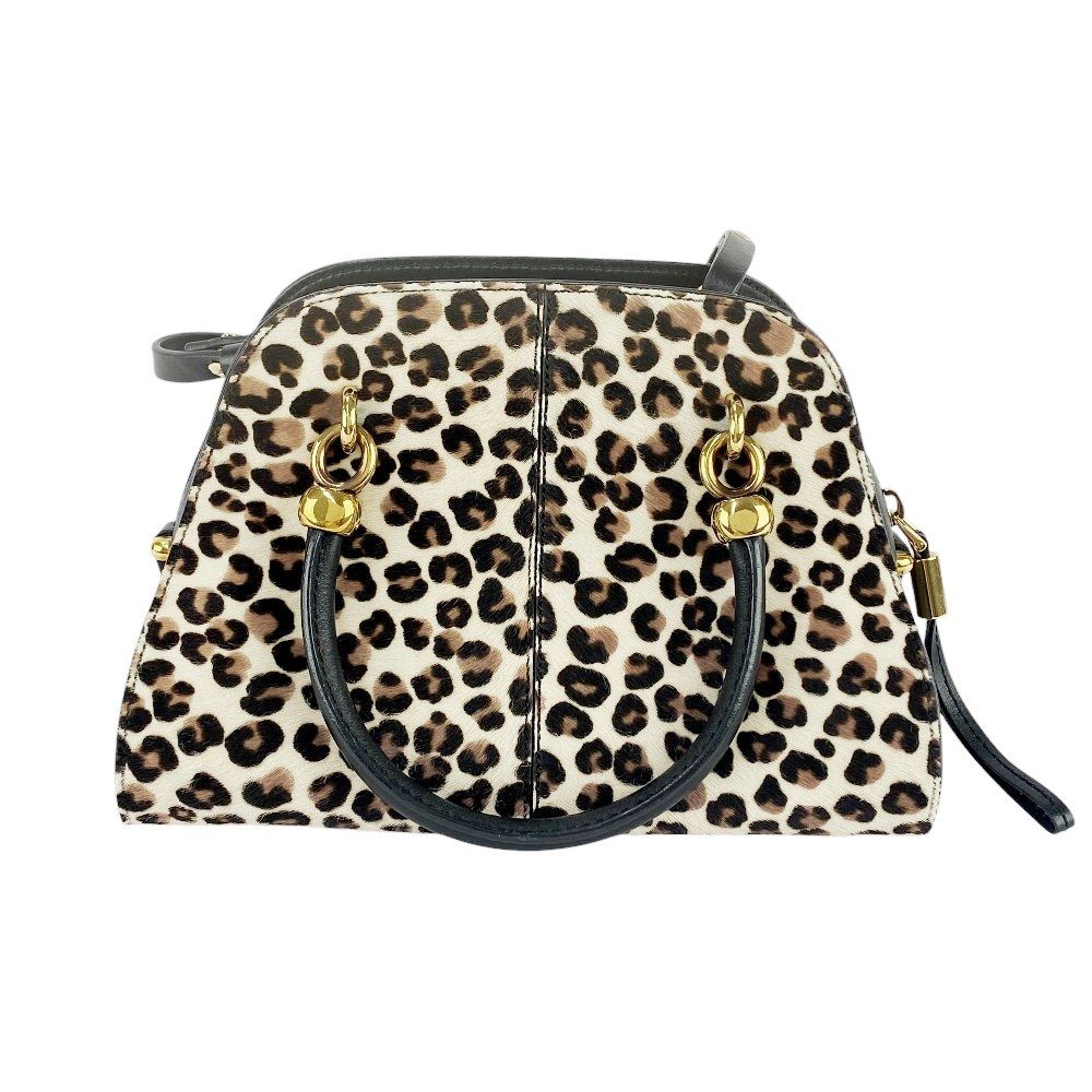 トッズ □美品□ 2WAY ハンド ショルダー バッグ ハラコ レザー