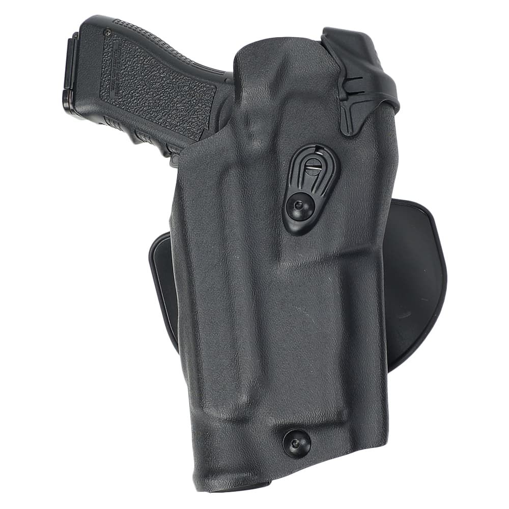 ホルスター 6378 RDS P 320 M 17用 ALS ウェポンライト対応 光学機器フード付き 右用 ブラック