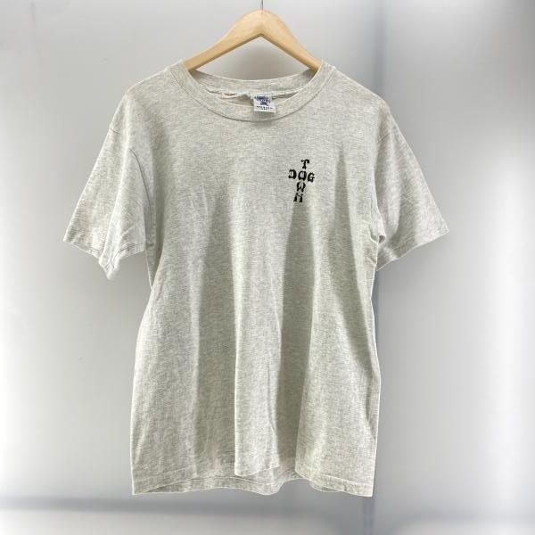 DOGTOWN 90 s 日章旗プリント Tシャツ ほつれあり グレー サイズM ドッグタウン 24