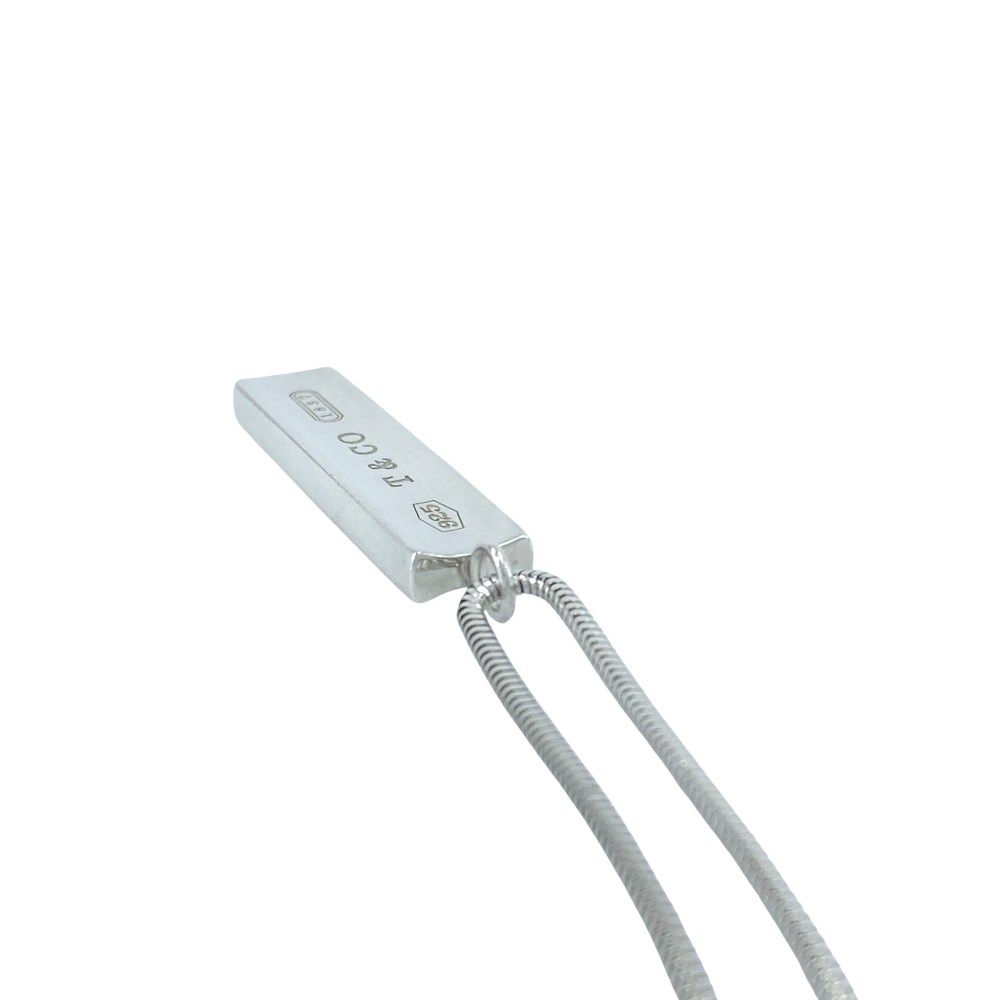 ティファニー □中古□ 1837 ナローバー ネックレス スネークチェーン