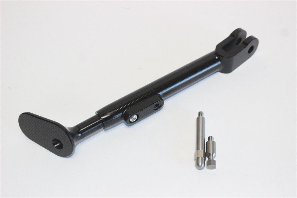 MT 07 2025 以降 CNC アルミ サイドスタンド 高さ調整 黒 39