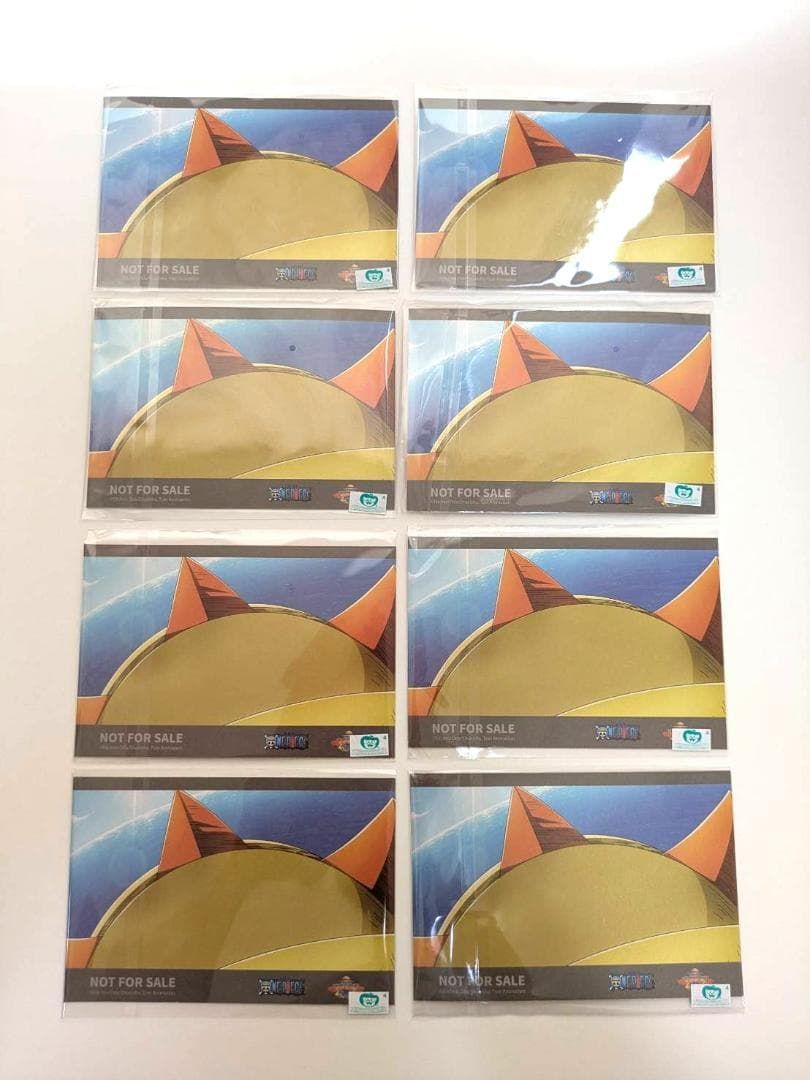 ワンピース 上海限定 ジャンプショップ ポストカード 期間限定 8セット