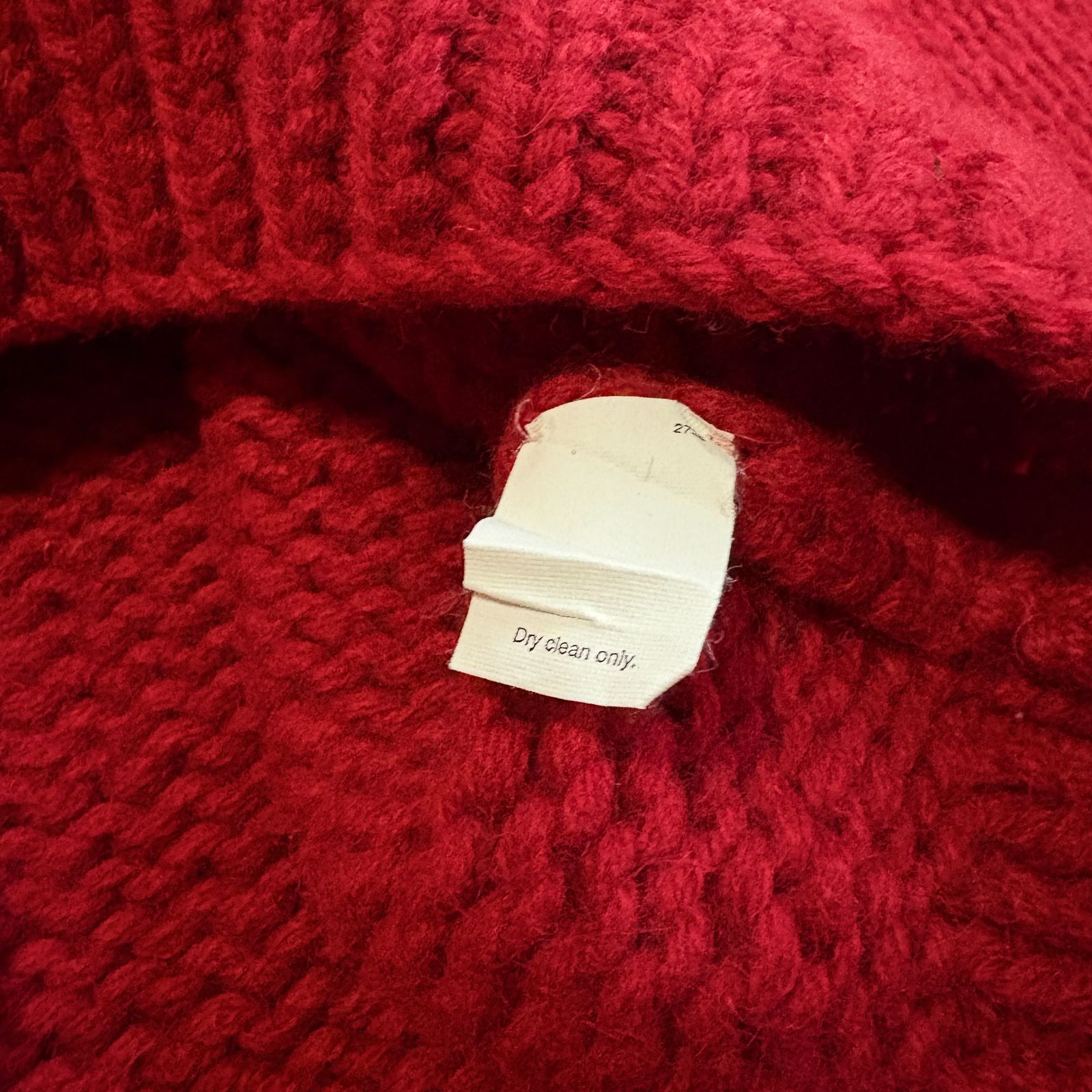 90~00s J.CREW Wool Handknit 【 red 】 Jクルー ジェイクルー ウール 