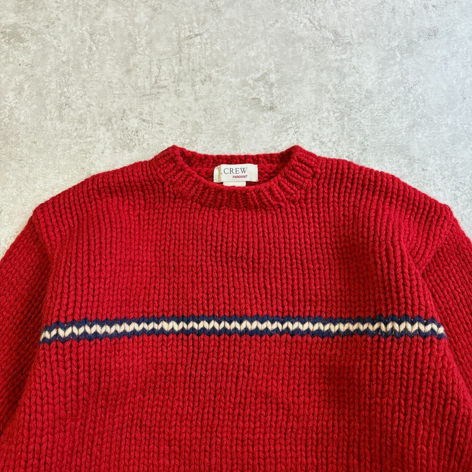 90~00s J.CREW Wool Handknit 【 red 】 Jクルー ジェイクルー ウール