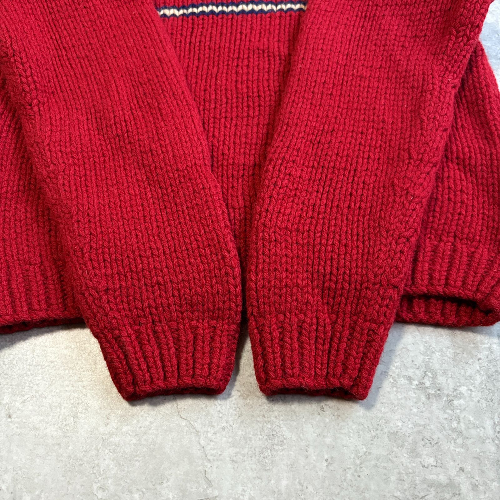 90~00s J.CREW Wool Handknit 【 red 】 Jクルー ジェイクルー ウール 