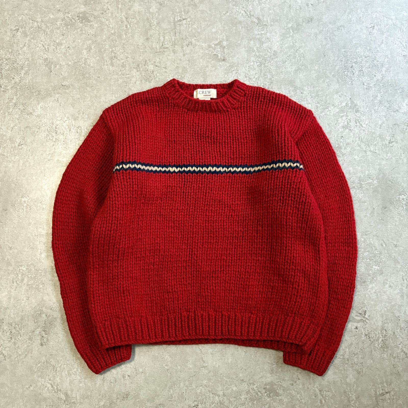 90~00s J.CREW Wool Handknit 【 red 】 Jクルー ジェイクルー ウール