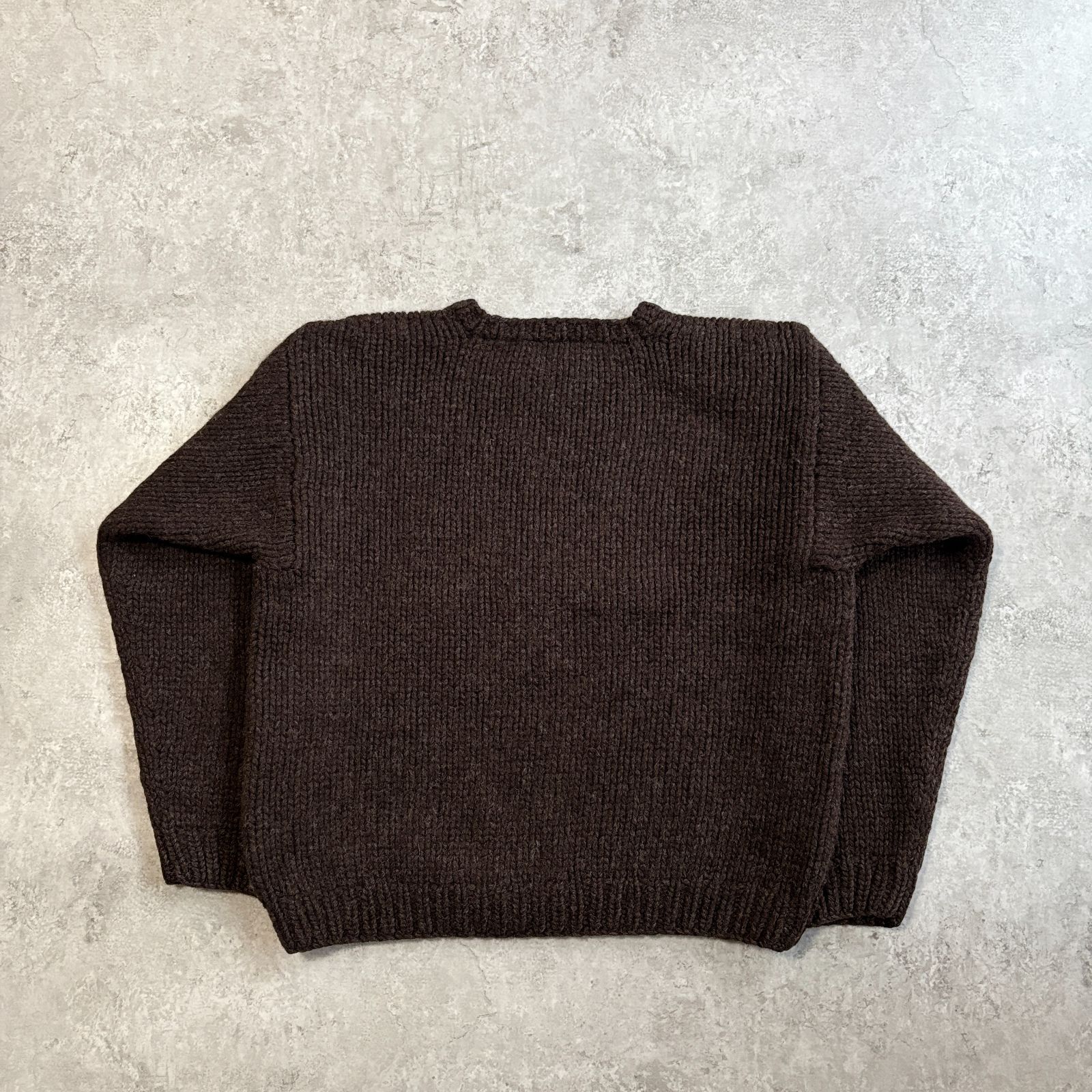 90s J.CREW Wool Handknit 【 brown 】 Jクルー ジェイクルー ウール 