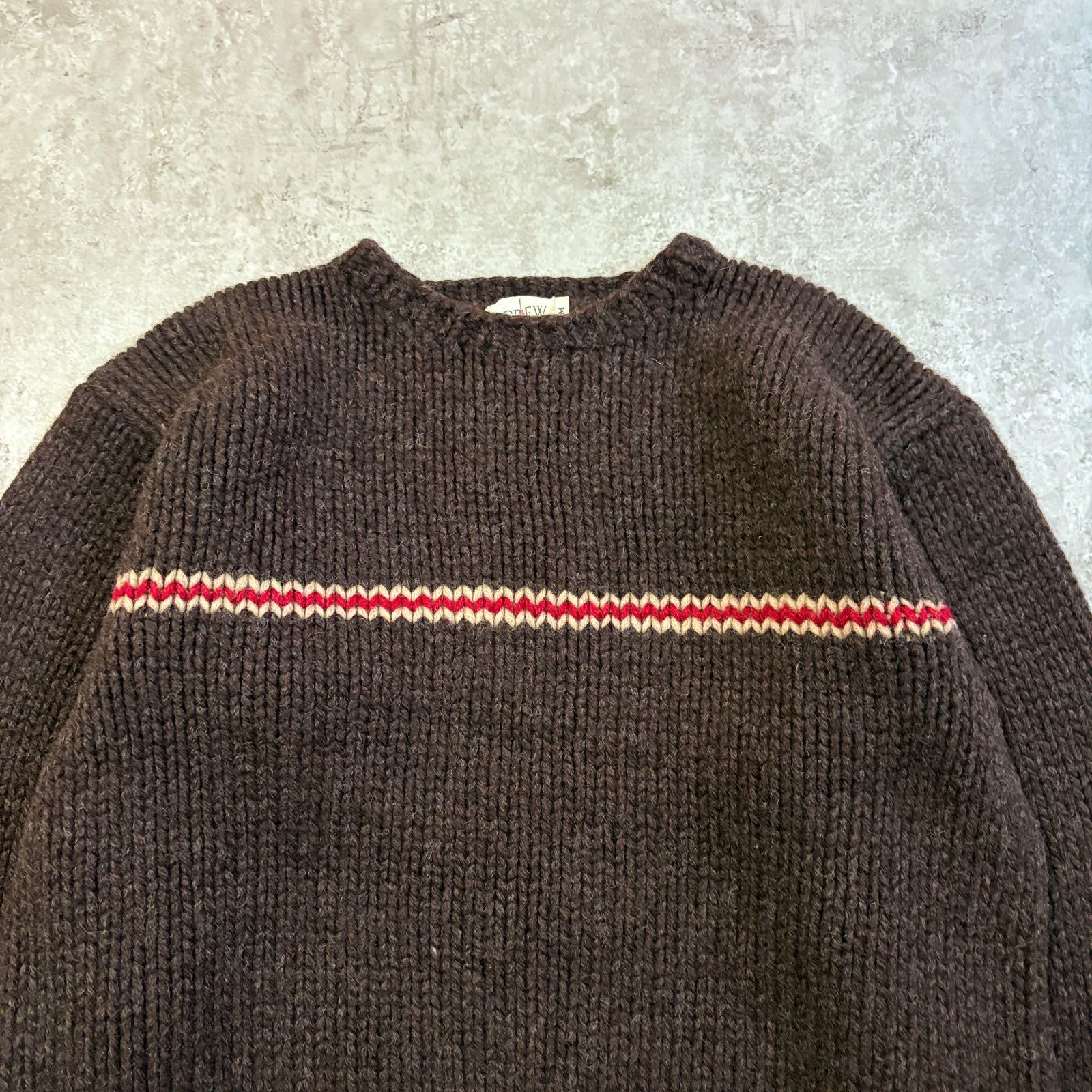 90s J.CREW Wool Handknit 【 brown 】 Jクルー ジェイクルー ウール 