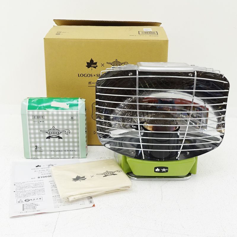 三重店】LOGOS×SENGOKU ALADDIN ロゴズ ポータブルガスストーブ