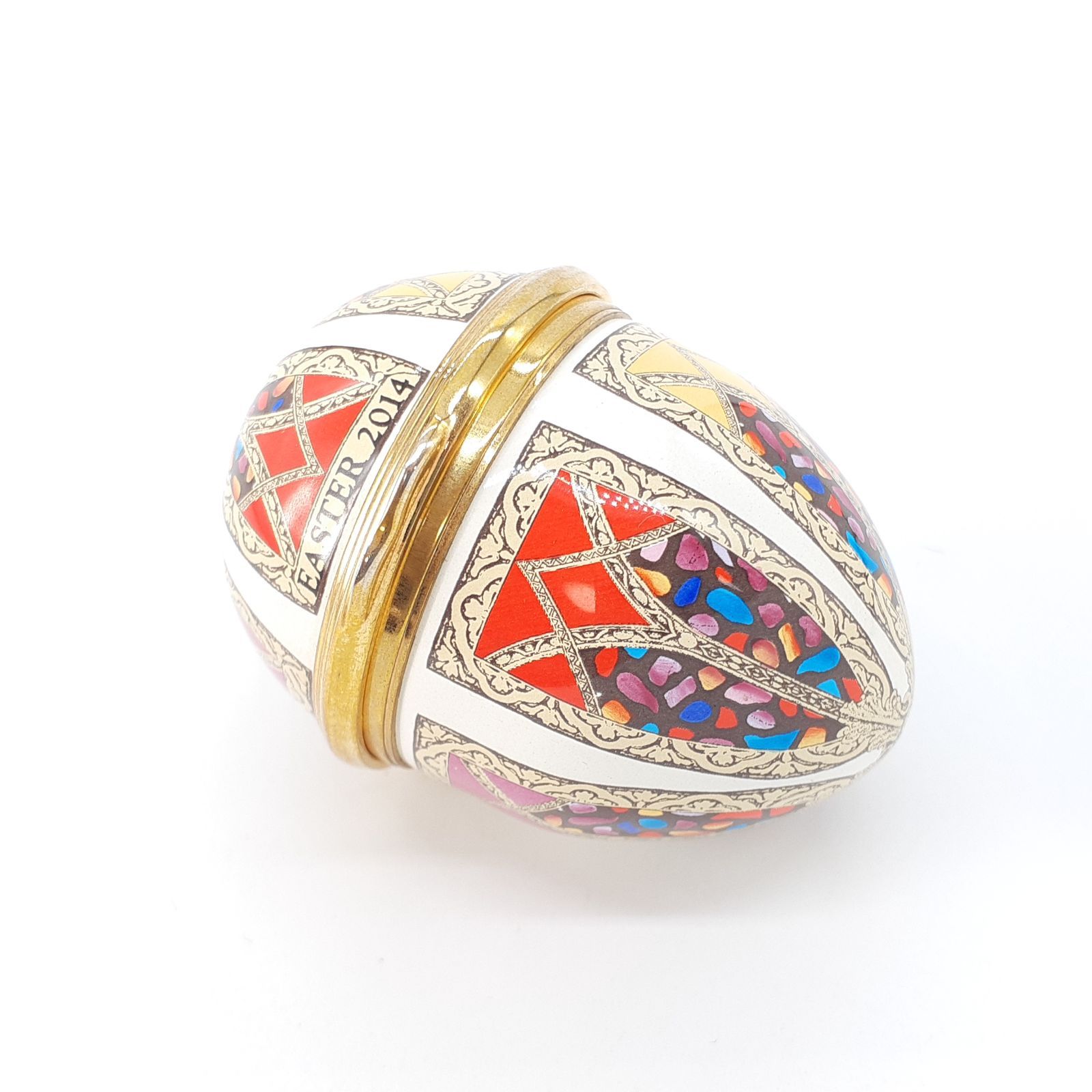 HALCYON DAYS ハルシオンデイズ イギリス 小物入れ ピルケース エナメルボックス イースター エッグ 2014