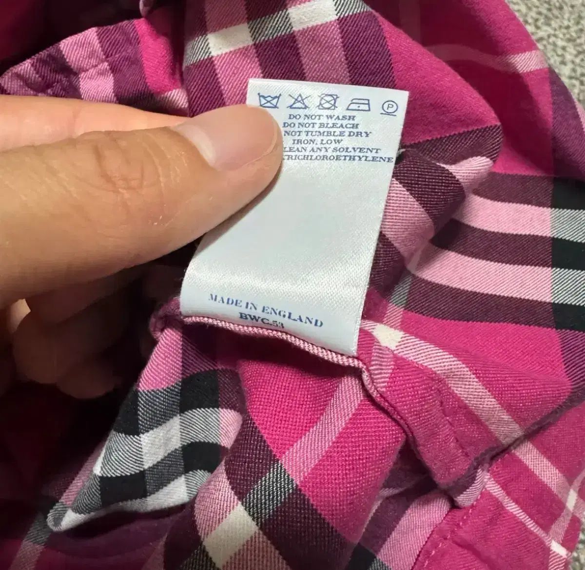 12-18 バーバリー ピンク CHECK ジャケット キッズ - メルカリ