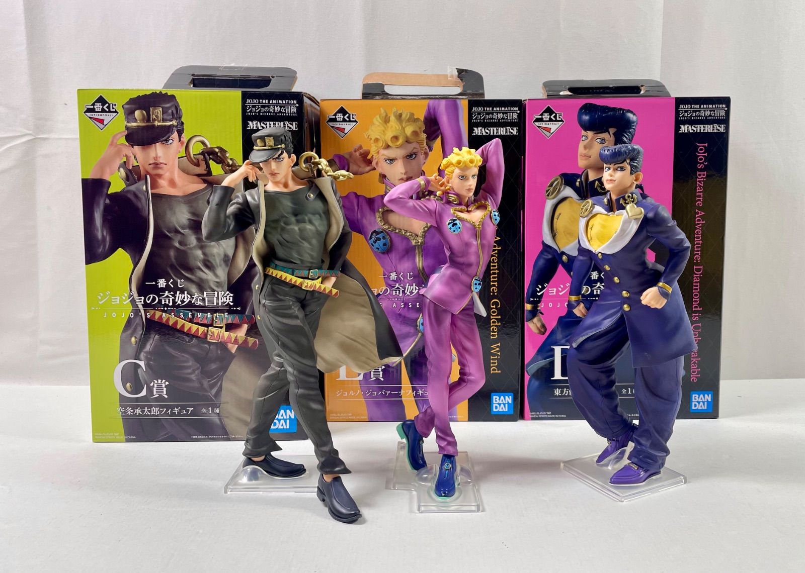 一番くじ　ジョジョ　A賞 C賞 E賞 F賞 フィギュア3点セット A2190・一番くじ JOJO ジョジョ C D E賞 3体セット フィギュア - メルカリ