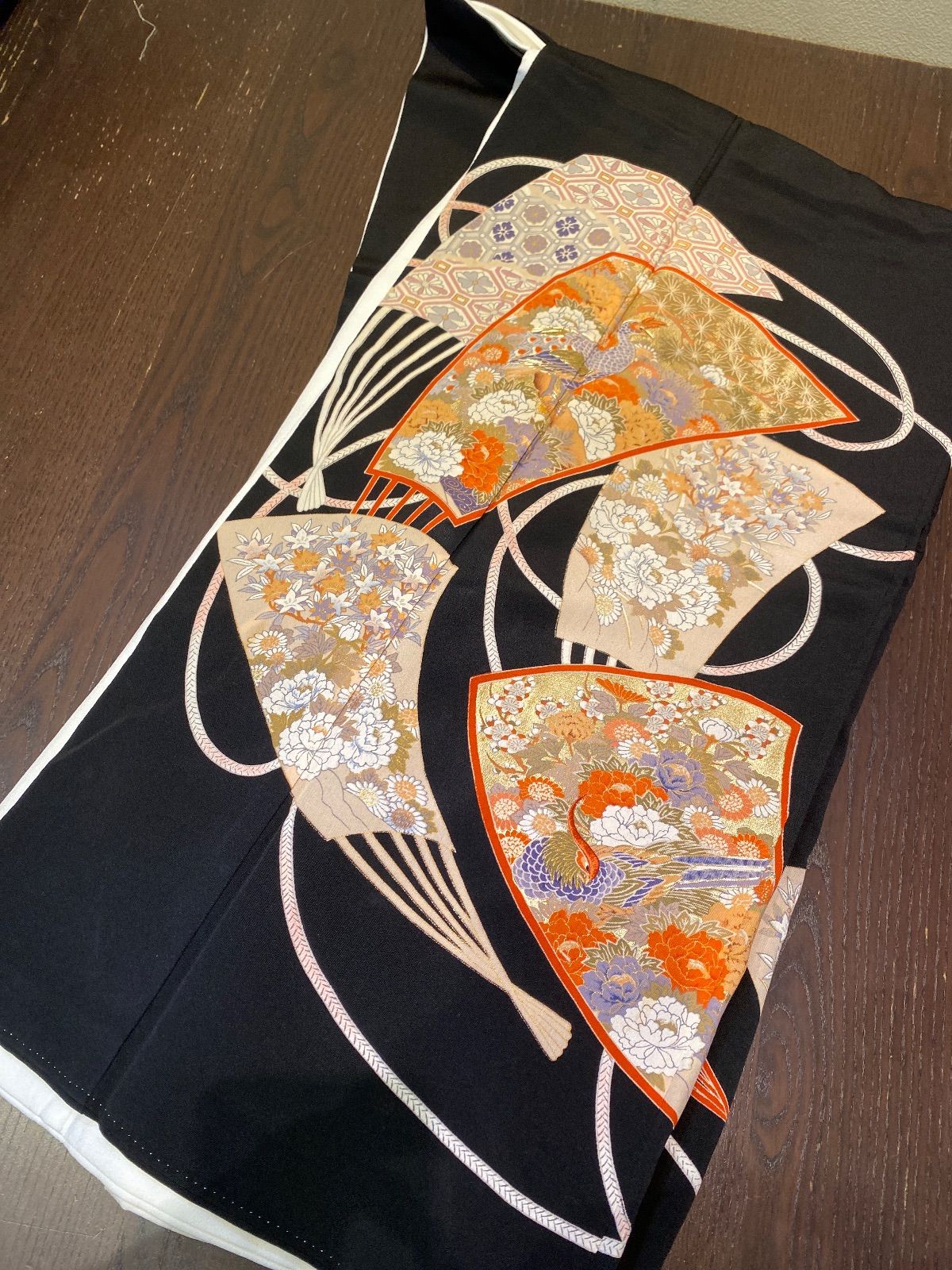 まとめ売り】正絹留袖5枚 リメイク素材 ハンドメイド向け - メルカリ