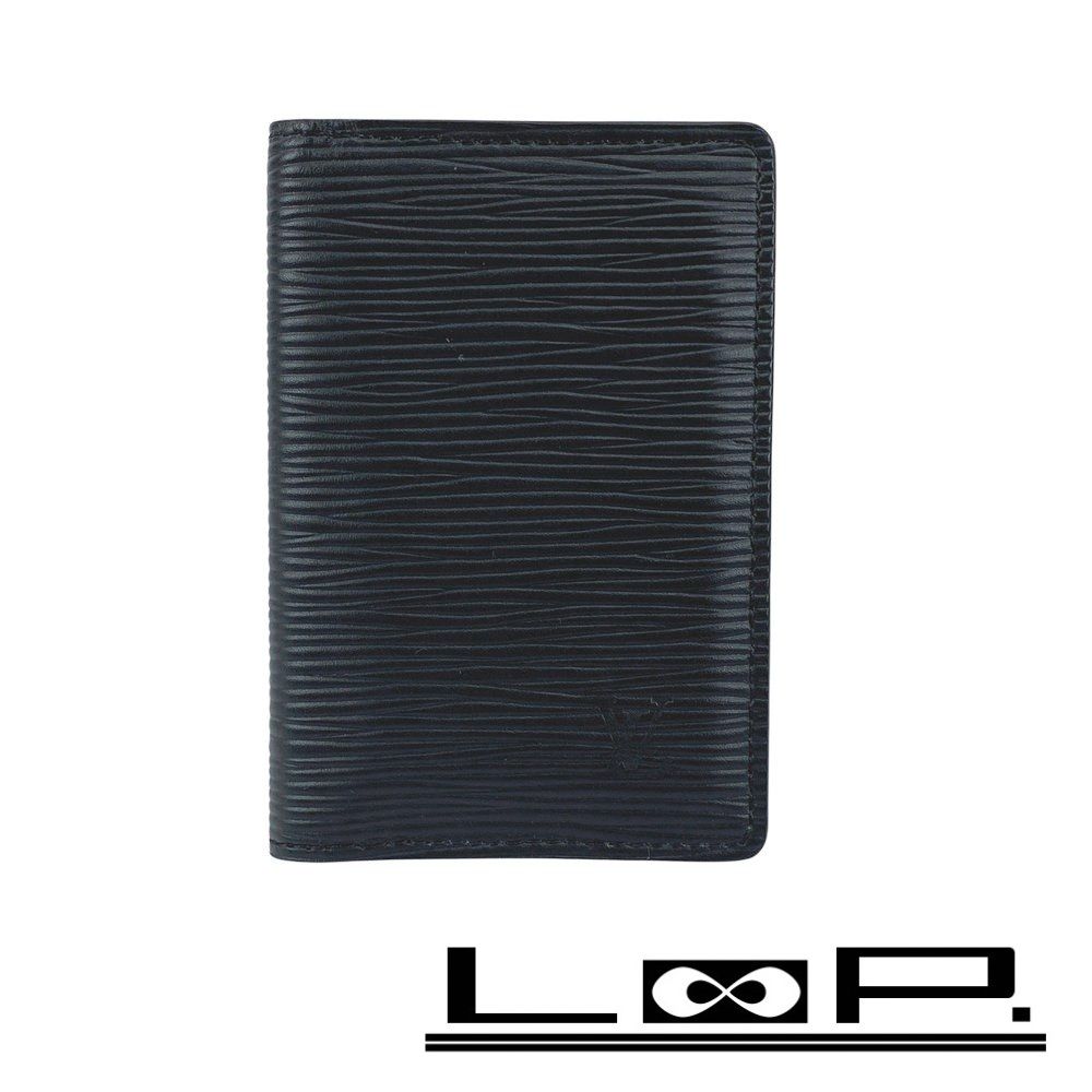 ルイヴィトン オーガナイザードゥポッシュ カードケース パスケース ネーム入り エピ ノワール M 60642 箱 495762 7