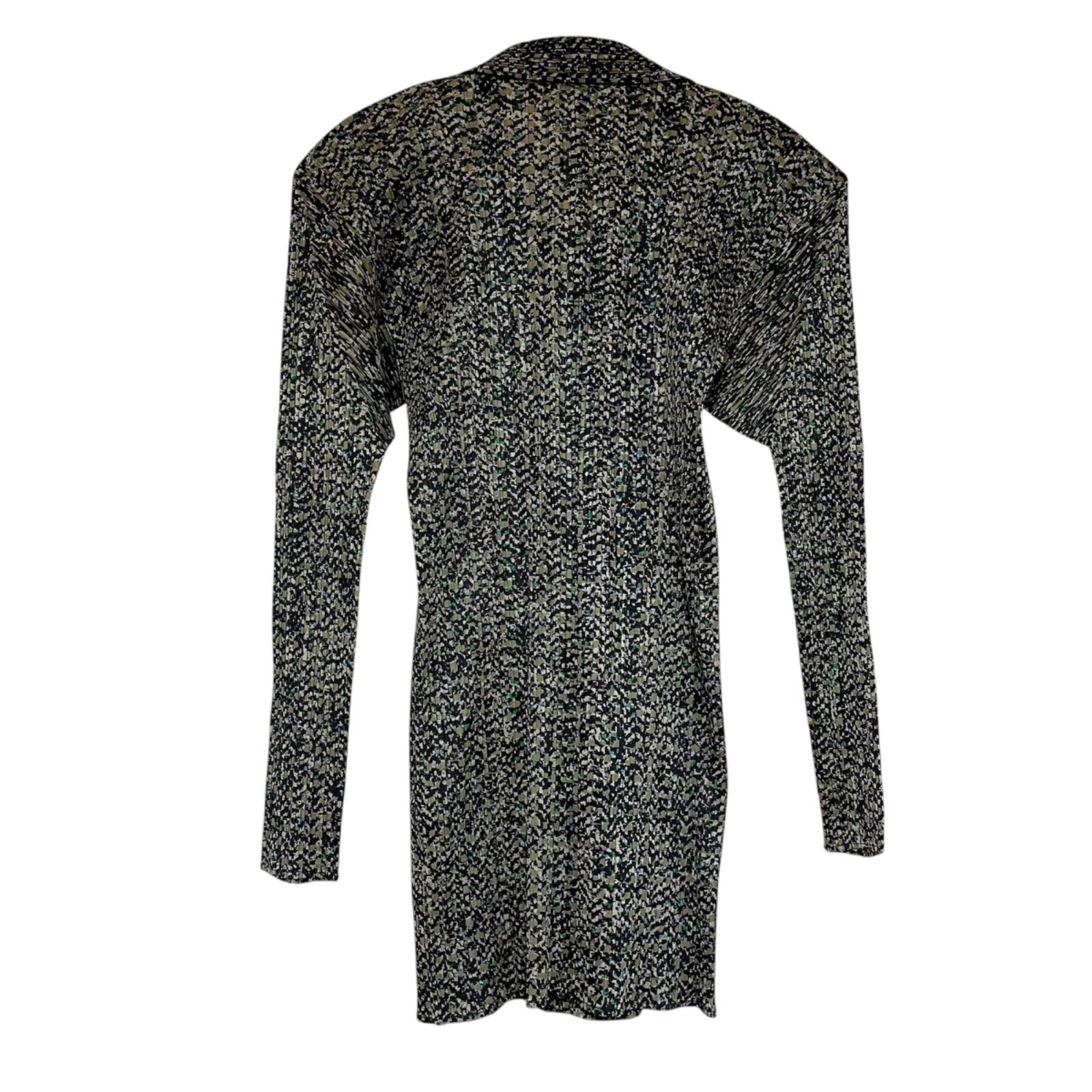 PLEATS PLEASE シャツ　長袖 PLEATS PLEASE プリーツプリーズ PP74-JK725 長袖シャツ カーキ マルチ