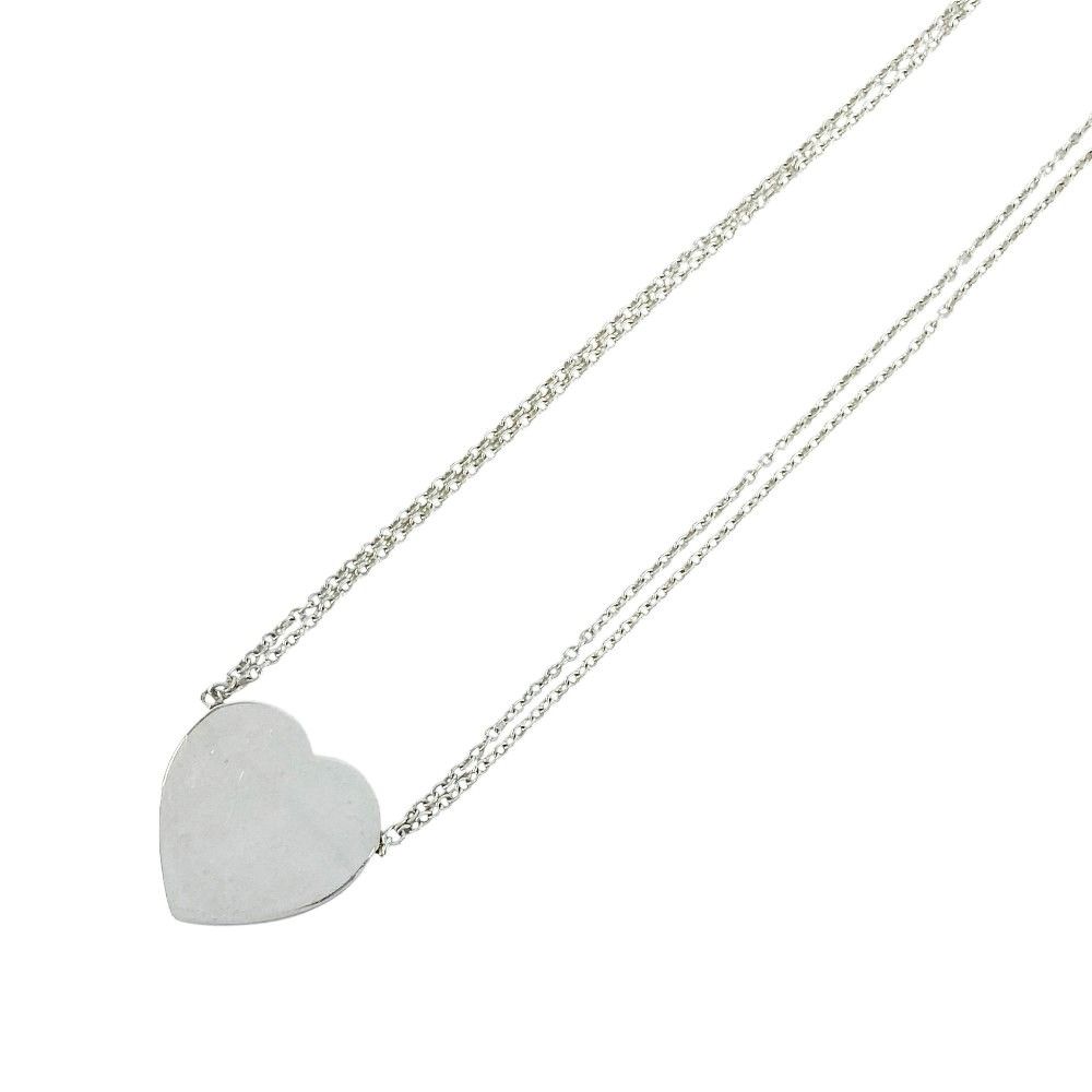 ティファニー □美品□ リターントゥ ハート ダブルチェーン