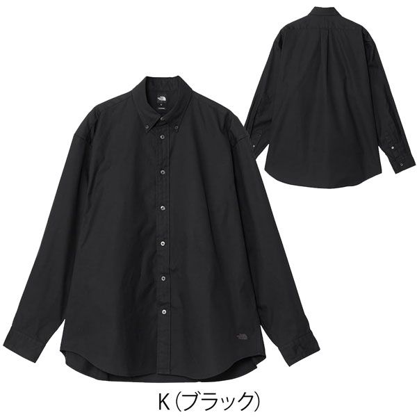 げ ザ ノースフェイス ロングスリーブハーフドームシャツ オックスフォードシャツ THE NORTH FACE
