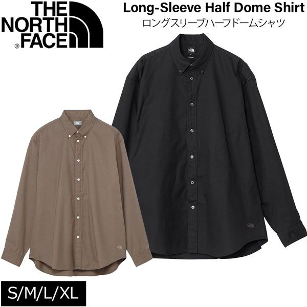 げ ザ ノースフェイス ロングスリーブハーフドームシャツ オックスフォードシャツ THE NORTH FACE