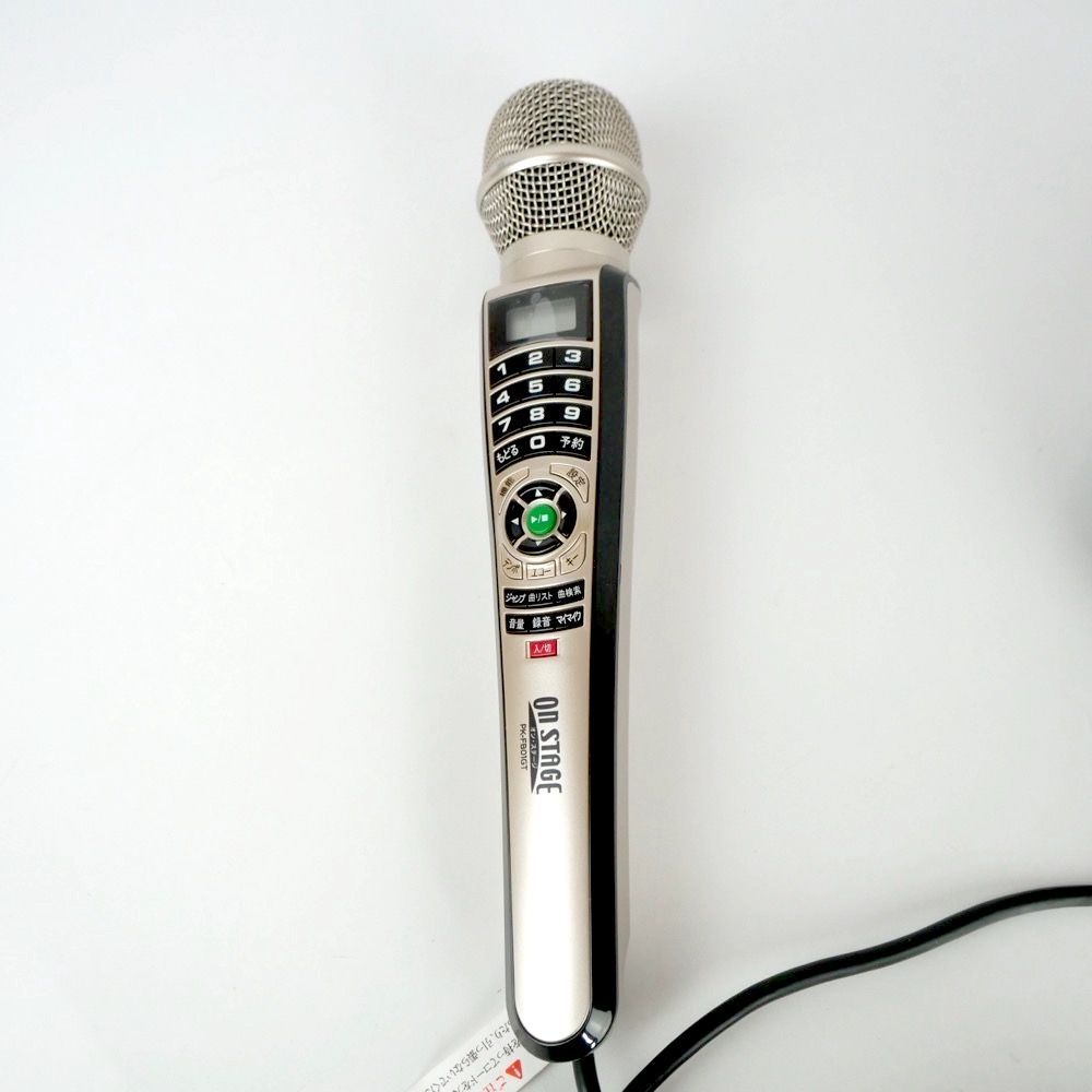 オン・ステージ　パーソナルカラオケ　PK-FB01GT　追加マイク＋曲チップ付き パーソナルカラオケ オンステージ PK-FB01GT 追加曲チップ ST33 セット