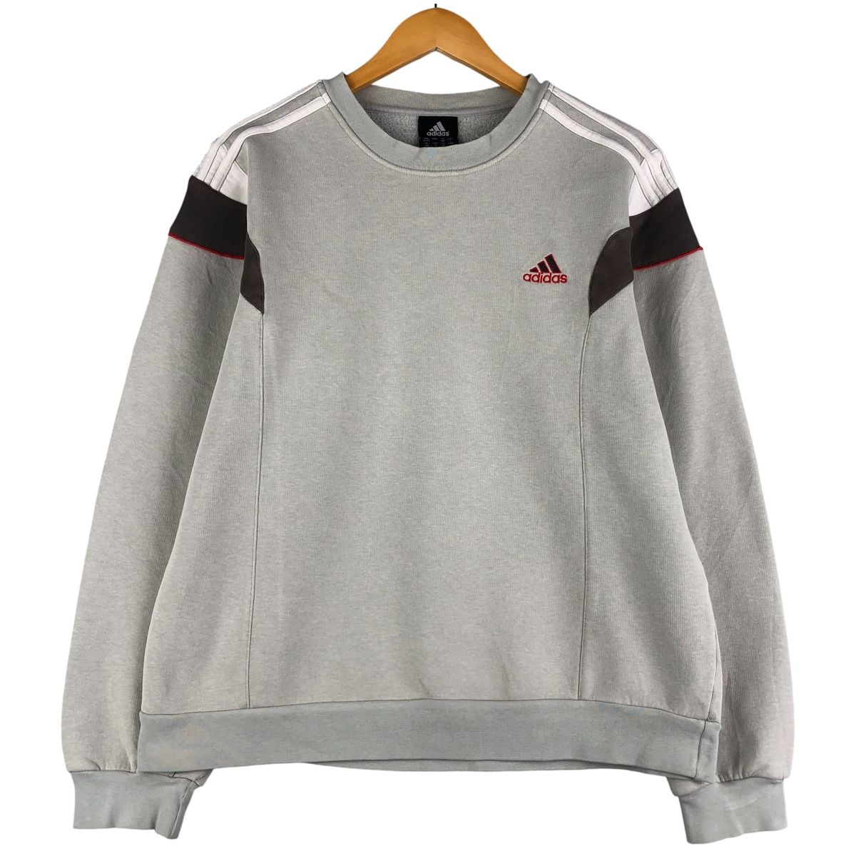 古着 00年代 アディダス adidas ロゴスウェットシャツ トレーナー