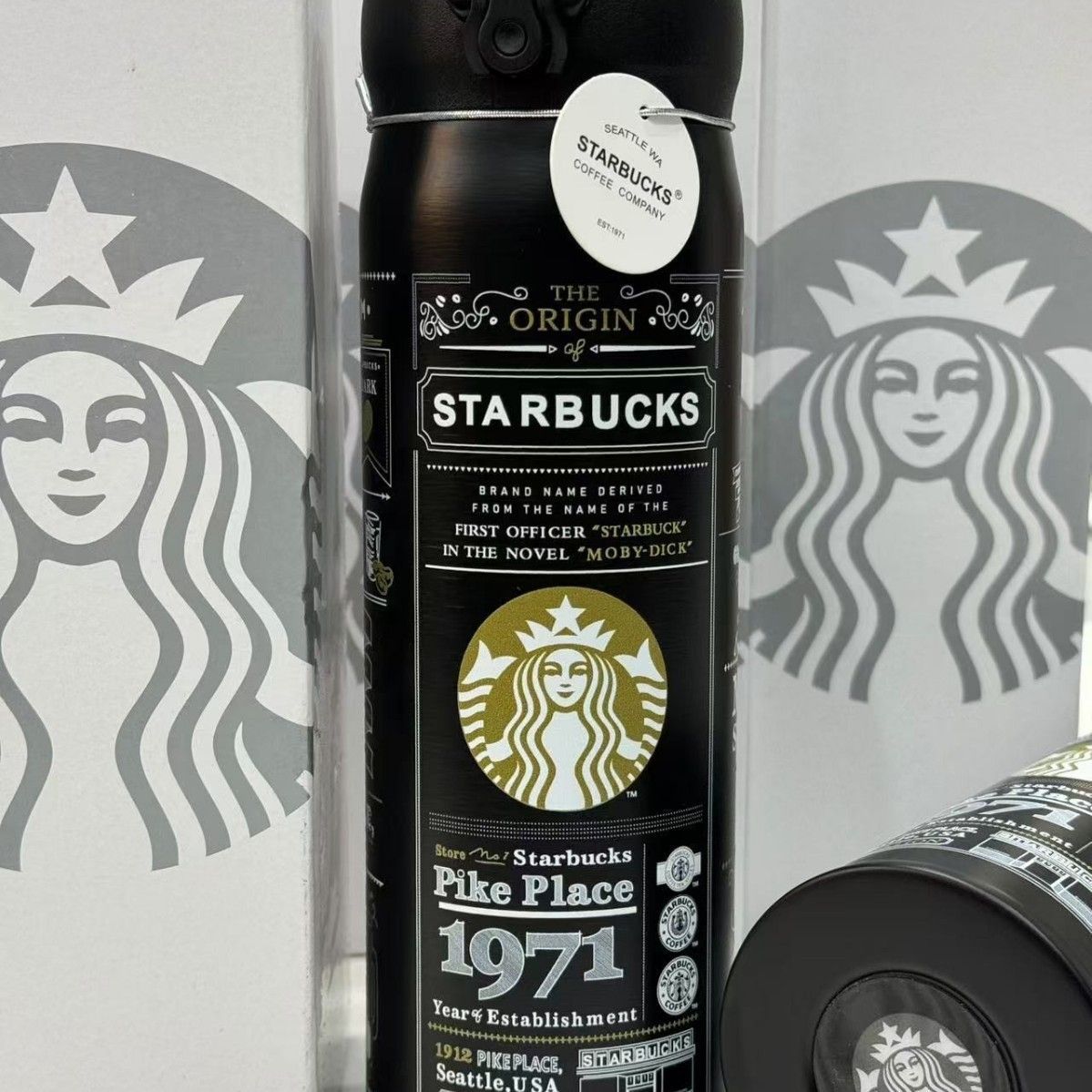 スターバックス starbucks 1971 水筒 魔法瓶 500ml ブラック ホワイト