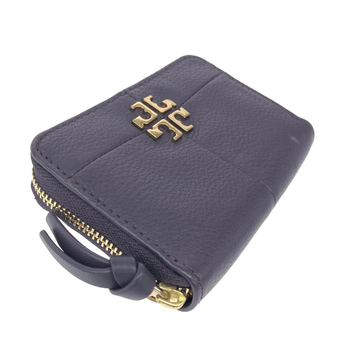 TORYBURCH トリーバーチ コインケース レザー パープル レディース