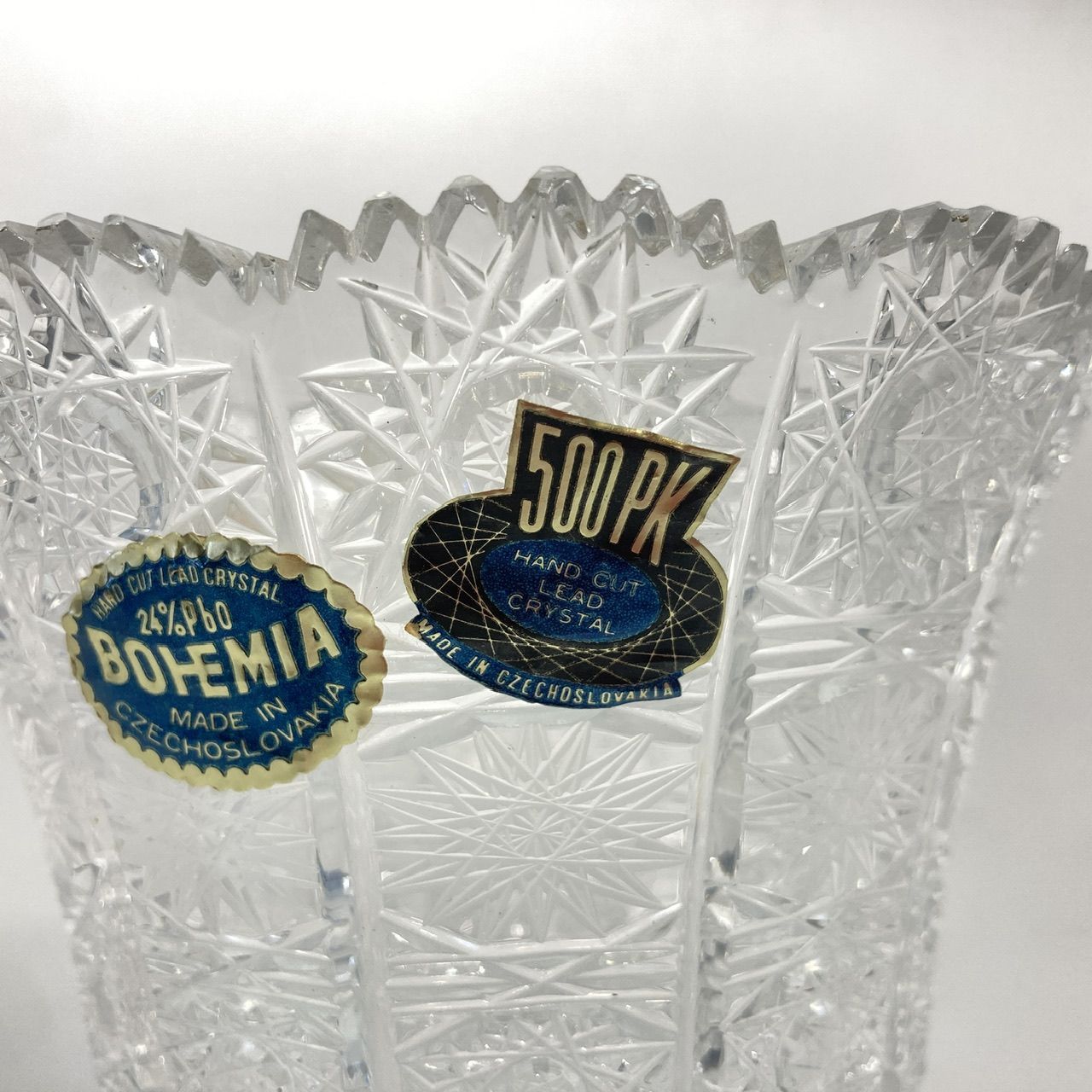ボスポラスクリスタル　フラワーベース ボヘミアクリスタルガラス 500PK 花瓶 フラワーベース [管理No