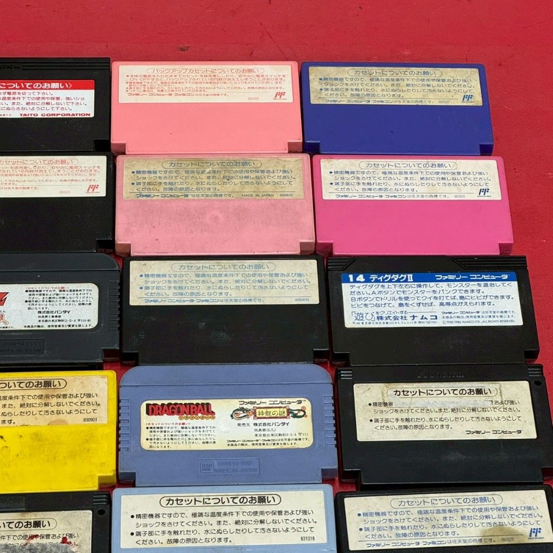 □ファミコン ソフト 22点 まとめ売り ファミリーコンピューター