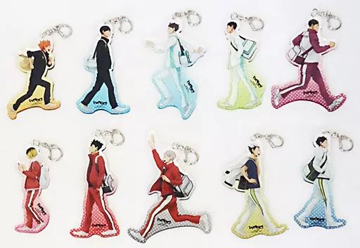 キーホルダー マスコット キャラクター 全10種セット ハイキュー!! アクリル登校キーホルダー Extra Ver