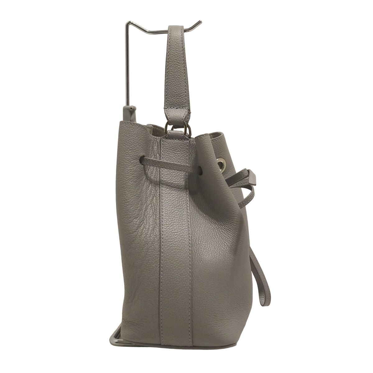 極美品 FURLA レザー コスタンザ 2WAY ショルダーバッグ 黒 スタッズ 