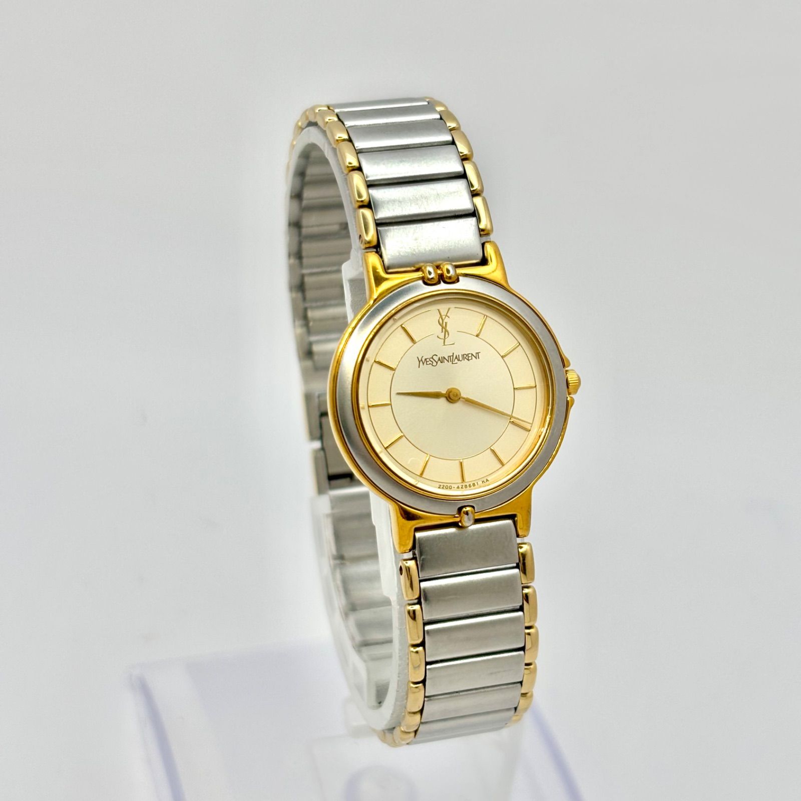 箱付/新品電池】Yves Saint Laurent イヴサンローラン YSL レディース