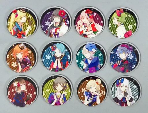 キーホルダー マスコット キャラクター 全12種セット ツキウタ 春のファン祭り2016 ～Girl’s Valentine～ アクリルキーホルダー