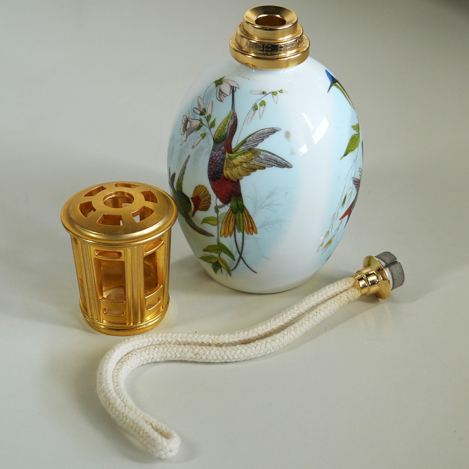 IM] 廃番 フランス リモージュ製 アロマオイルランプ ランプベルジェ