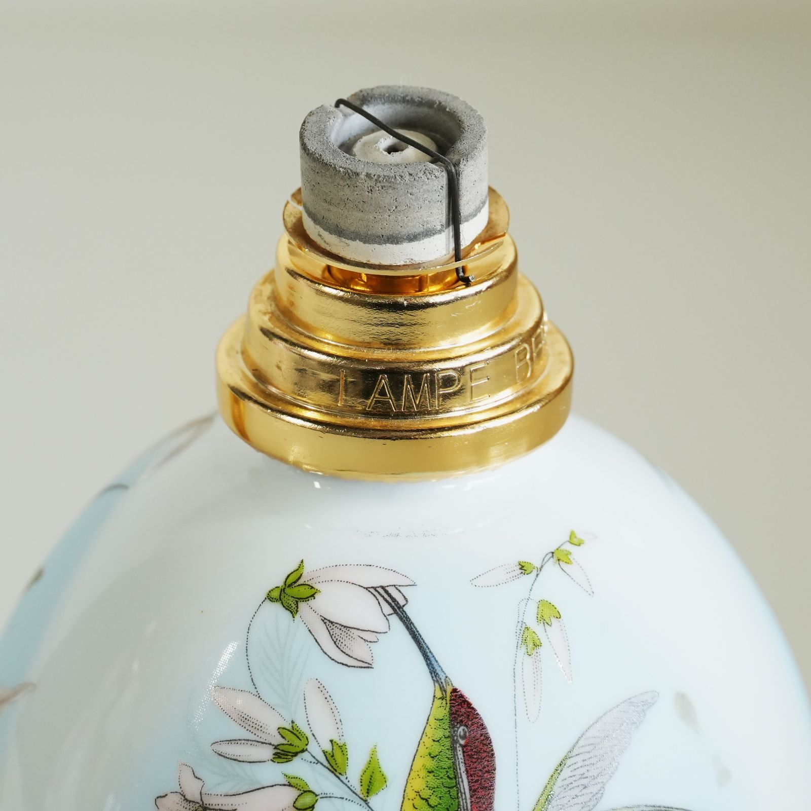 IM] 廃番 フランス リモージュ製 アロマオイルランプ ランプベルジェ