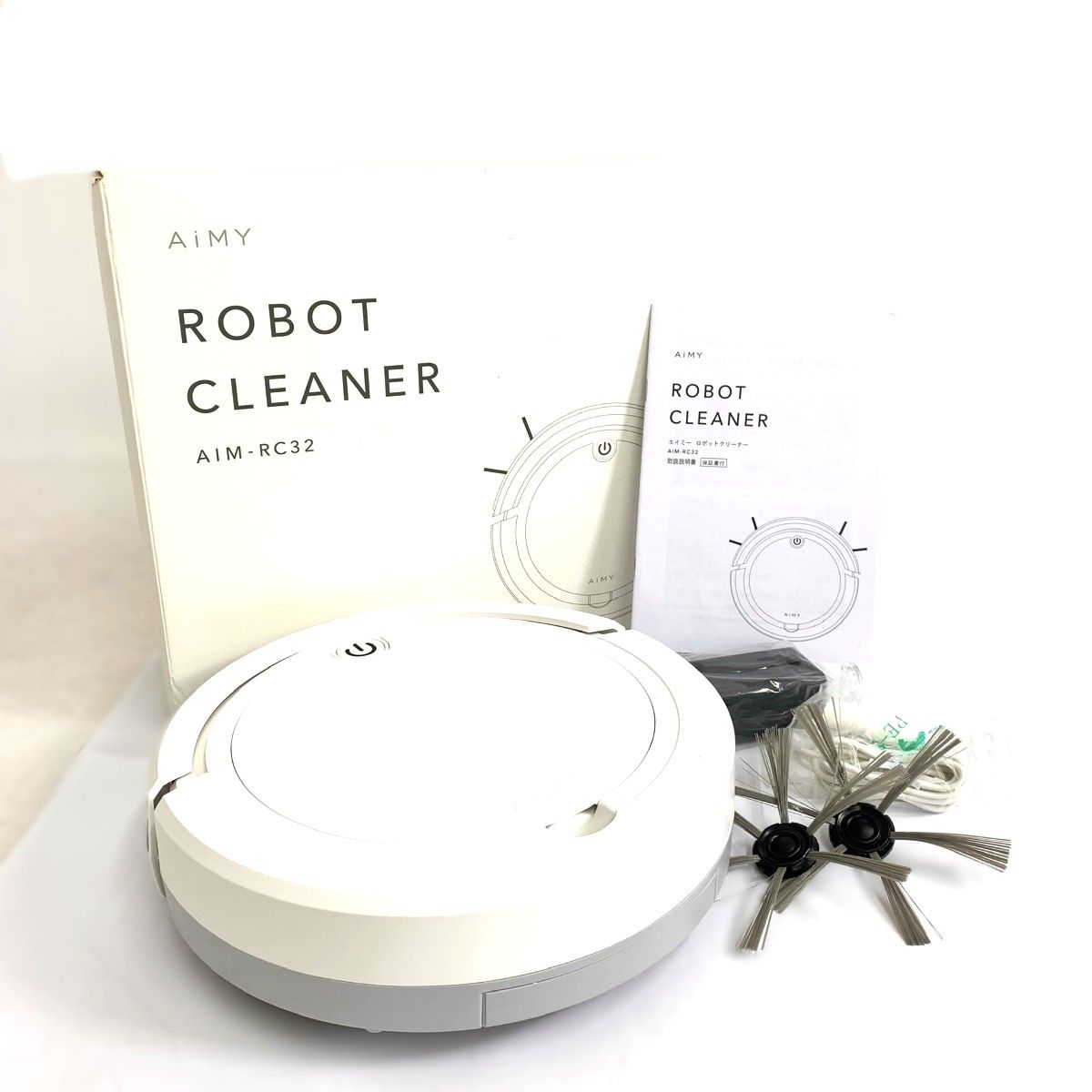エイミー AiMy ロボットクリーナー   AIM-RC32   ホワイト  / 240001176448 エイミー AiMy ロボットクリーナー AIM-RC32 ホワイト / 240001176448