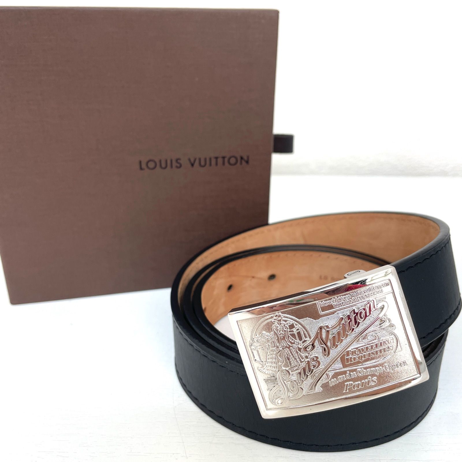 LOUIS VUITTON ルイヴィトン サンチュール ジーンズ ベルト レザー