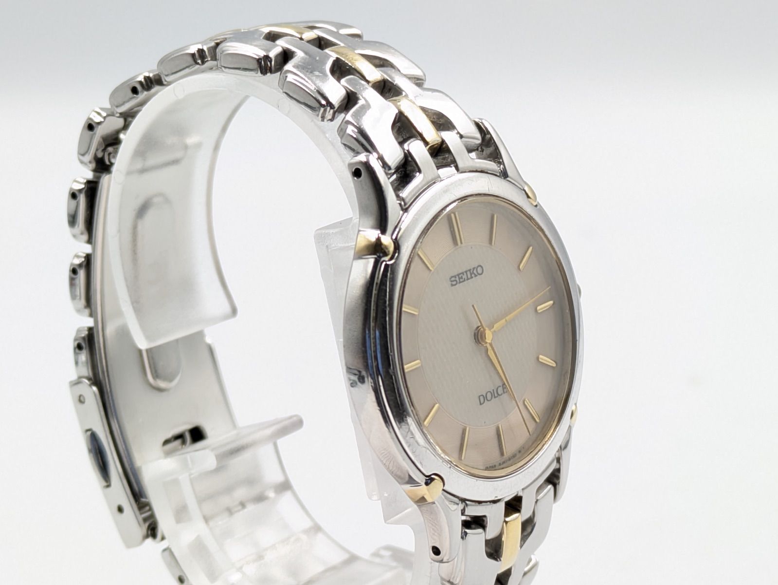 SEIKO DOLCE セイコー ドルチェ メンズ腕時計 シルバー×ゴールド