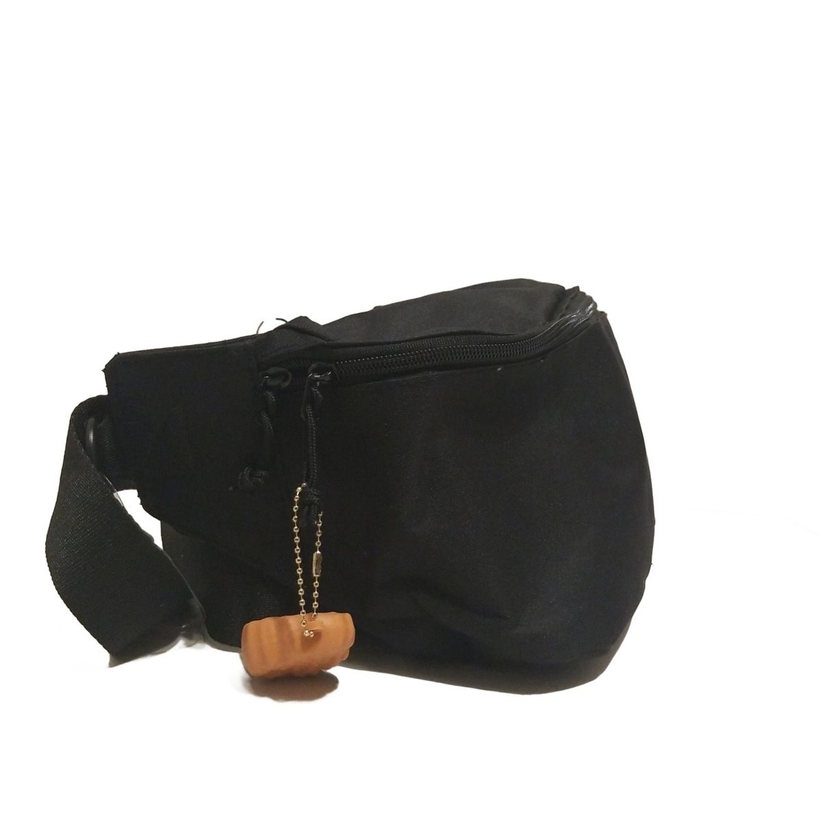 CUNE(キューン) ウエストポーチ 黒 ウサギ/×ローソンのからあげクン