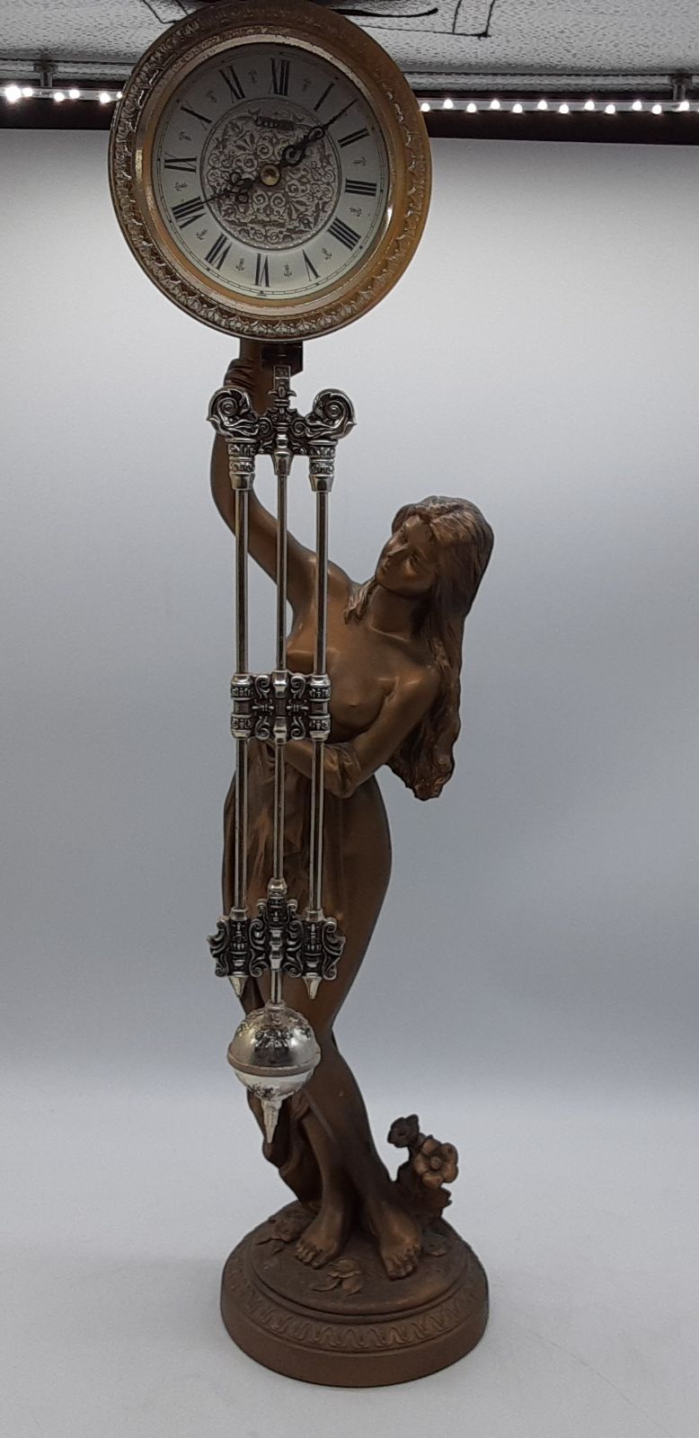 🎩アンティーク ジャンク🎩 シチズン Citizen 振り子置時計 女神