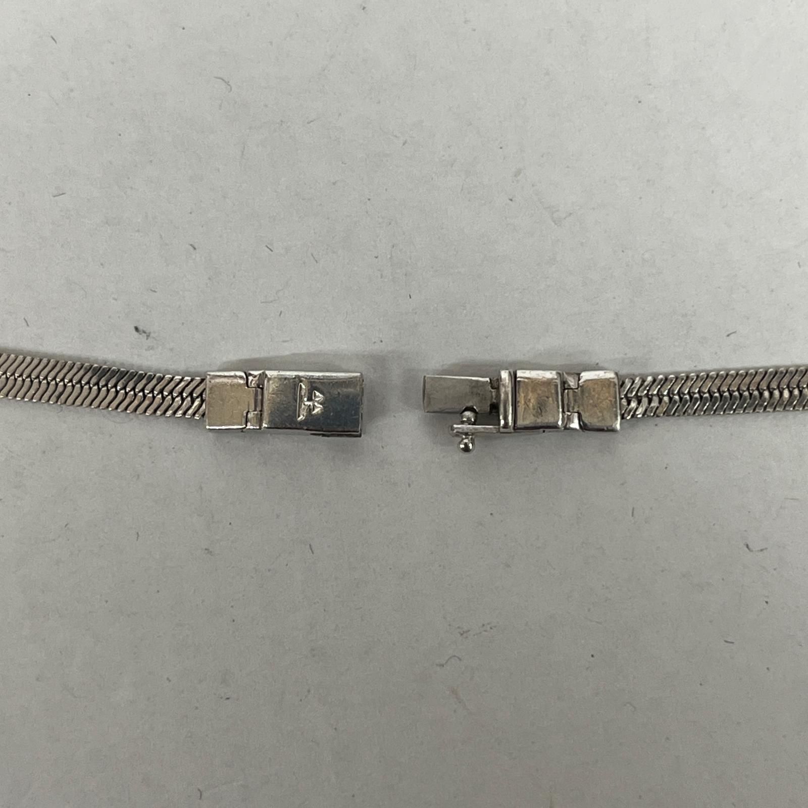 トムウッド Herringbone Bracelet 7.7 inches