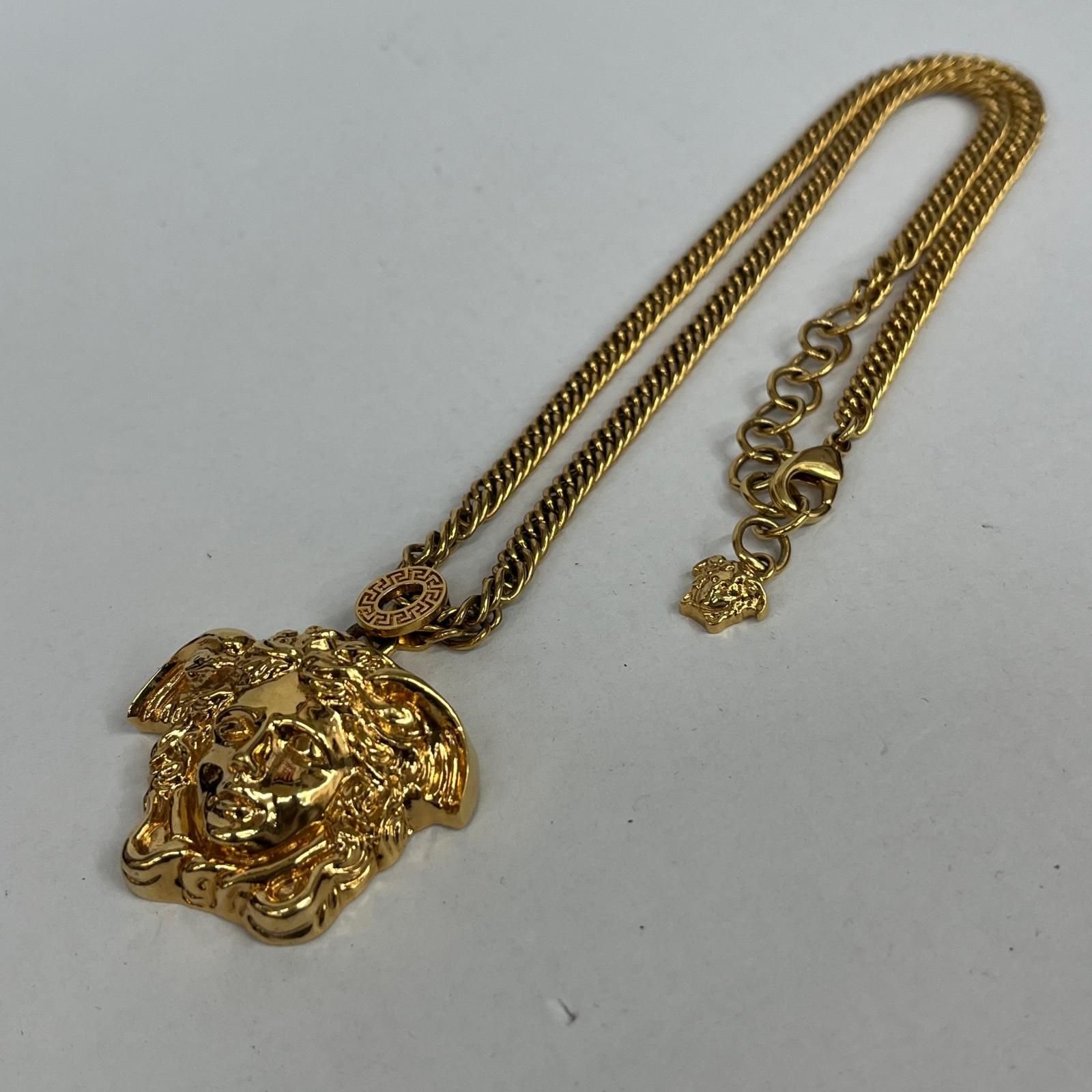 加古川店】 中古 VERSACE | ヴェルサーチ ネックレス メドゥーサ