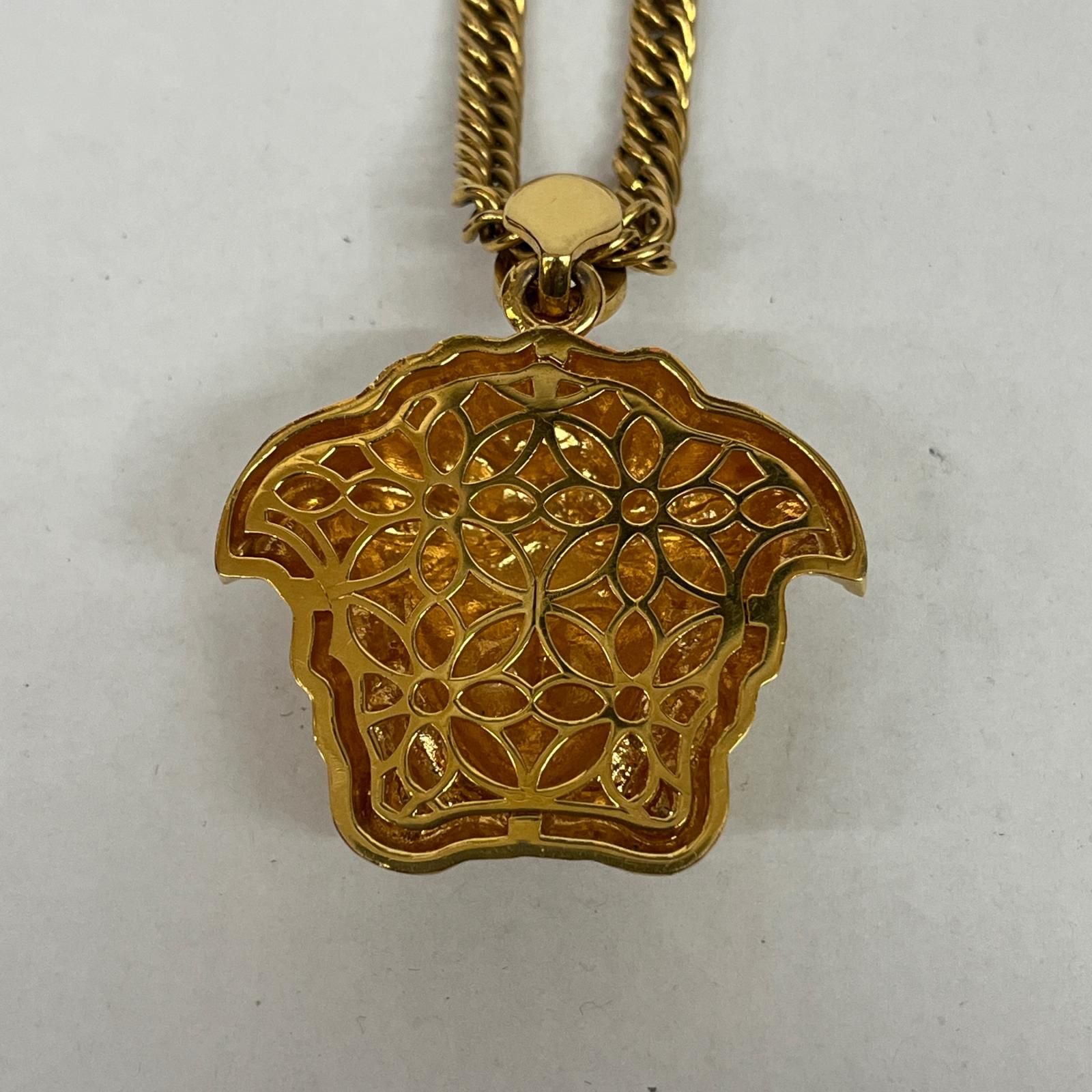 加古川店】 中古 VERSACE | ヴェルサーチ ネックレス メドゥーサ