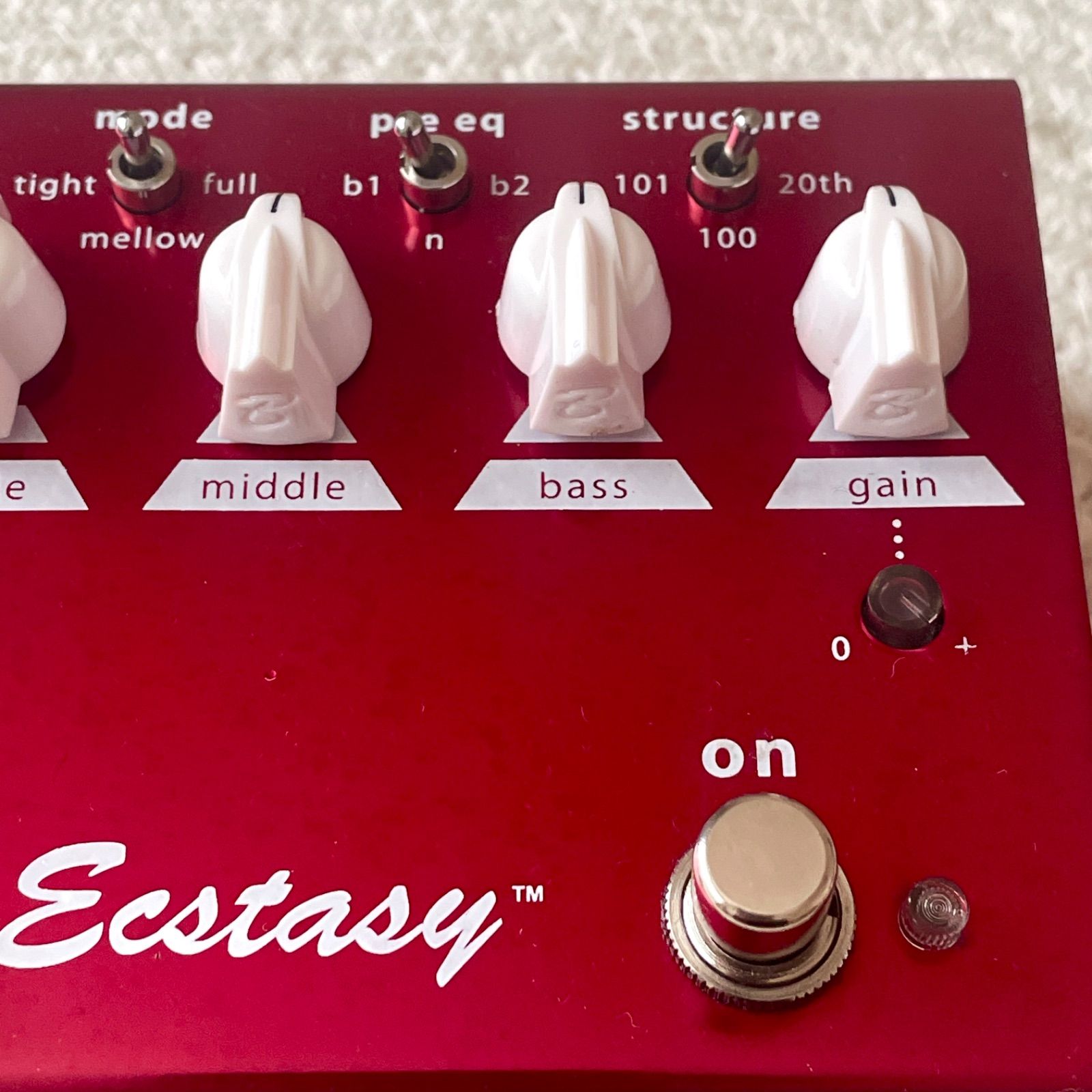 現品限り】Bogner Ecstasy Red ディストーション エフェクター