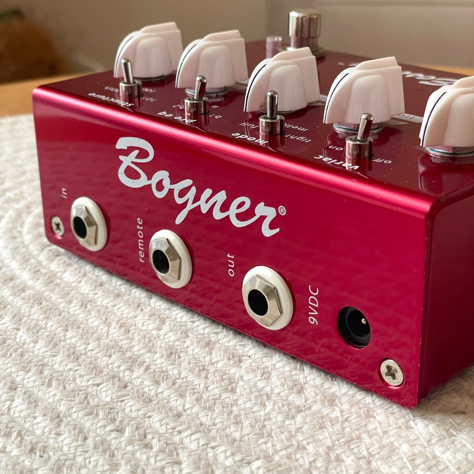 現品限り】Bogner Ecstasy Red ディストーション エフェクター