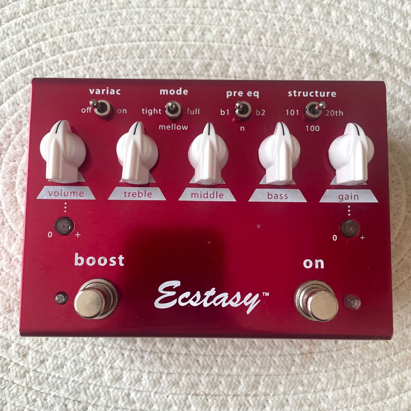 現品限り】Bogner Ecstasy Red ディストーション エフェクター