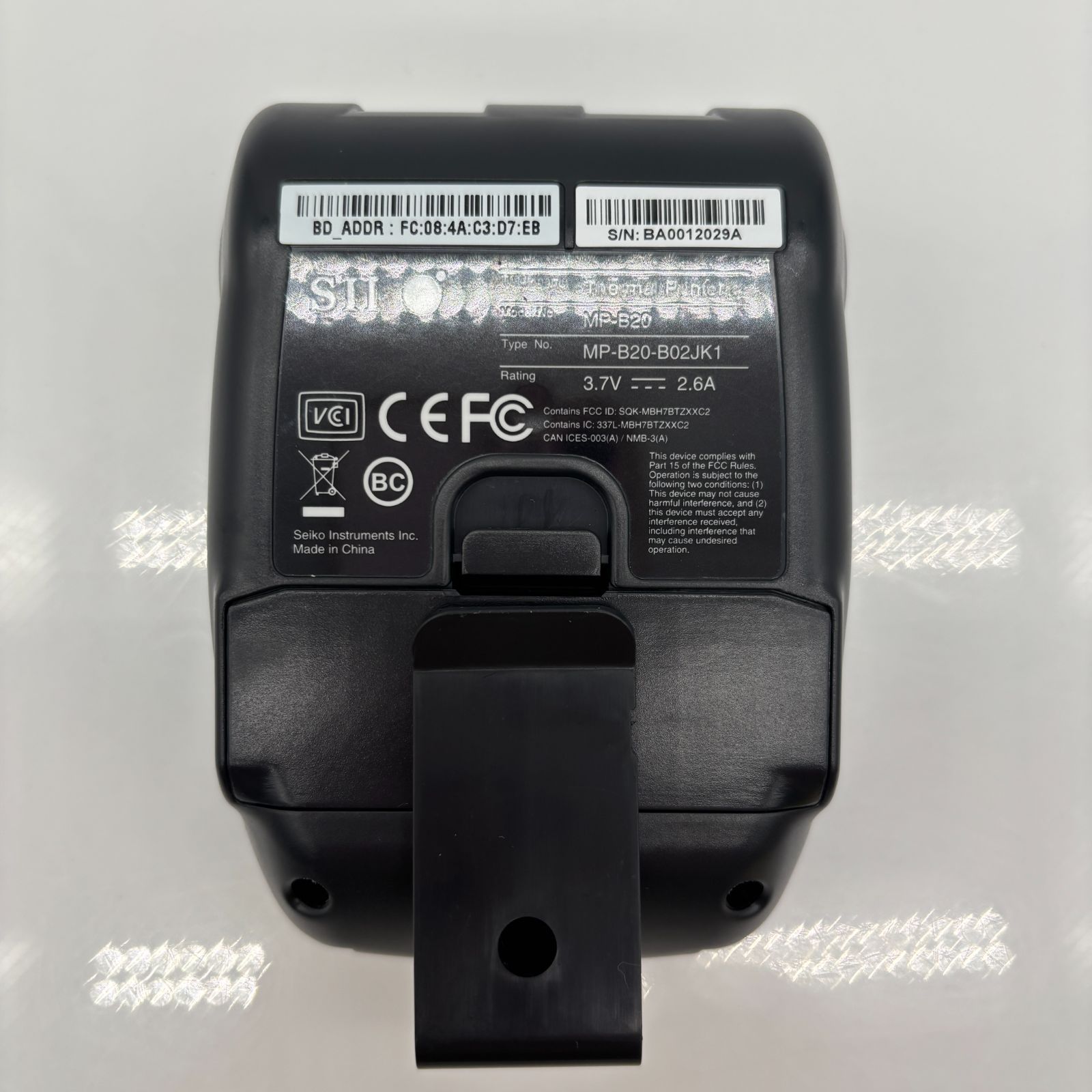 中古・美品】セイコー MP-B20 モバイルサーマルプリンター - メルカリ
