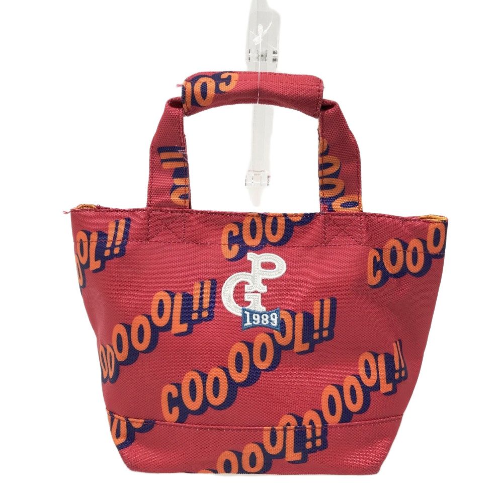 PEARLY GATES パーリーゲイツ カートバッグ 総柄 レッド系