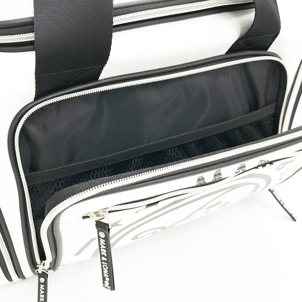 MARK&LONA マークアンドロナ 2WAY ボストンバッグ ホワイト系