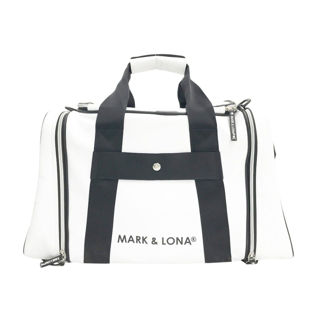 MARK&LONA マークアンドロナ 2WAY ボストンバッグ ホワイト系