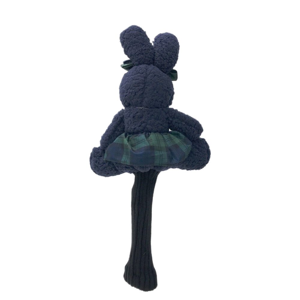 PEARLY GATES パーリーゲイツ モデル ヘッドカバー うさぎ スカート ボア ネイビー系 FW ゴルフウェア ストスト